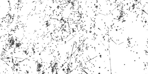 Fototapeta premium Abstract Grunge Wall Vector Texture, Black and White Dust and Scratch Pattern, Distressed Rough Surface Background with Vintage Grain and Damage Effect.