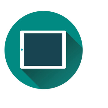 Tablet circle icon