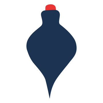 Christmas ball flat icon 79