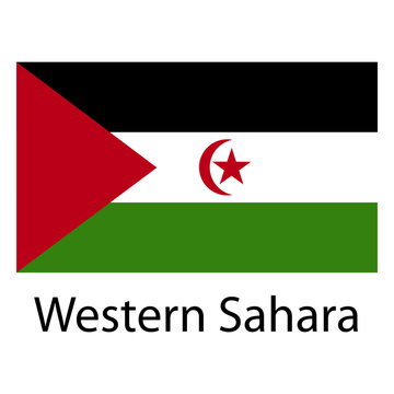Western sahara national flag