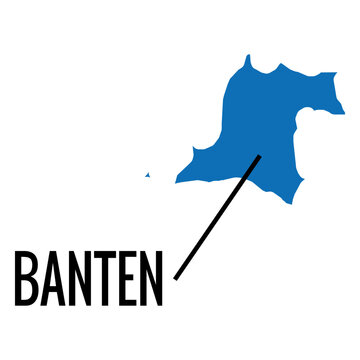Banten province map
