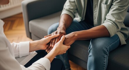 Obraz premium Celebrating international friendship day diverse hands united in support and connection