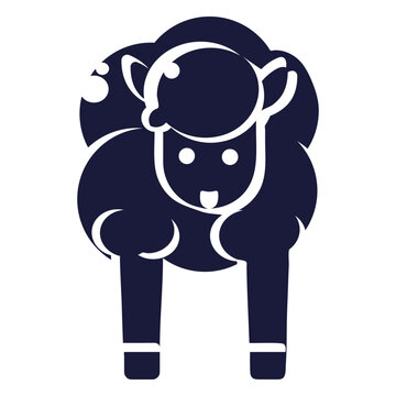 Silhouette sheep