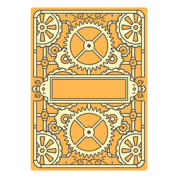 Rectangular fills with steampunk patterns