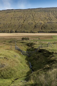 Setting of the Hrafnkell Saga, A&eth;alb&oacute;l, Hrafnkelsdal, East Iceland, Iceland