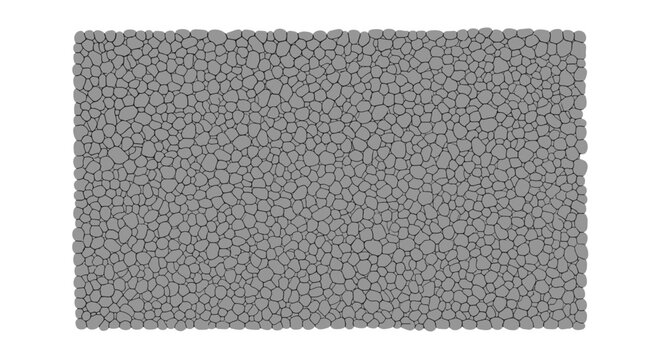 Detailed grey cobblestone texture background with small rock pattern vector illustration for design.
