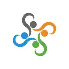 Fototapeta premium Community, network and social icon