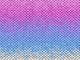 Overlapping Scale Pattern Bold Geometric Repeat Wallpaper © iushakovsky