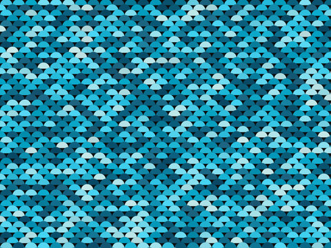Fish Scale Mermaid Pattern Colorful Abstract Background Vector