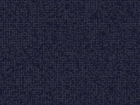 Labyrinth Puzzle Grid Modern Minimal Texture Design