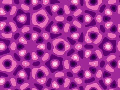 Quasicrystal Aperiodic Geometric Symmetry Background Pattern