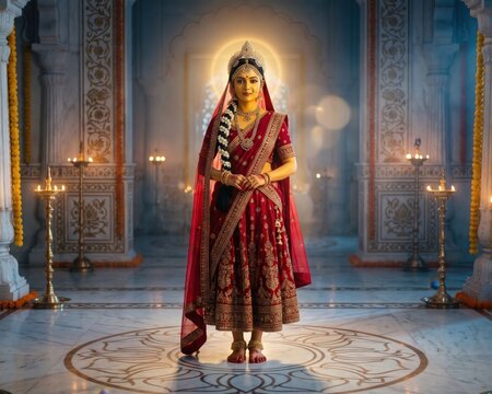 Royal Goddess Sita In Mithila Palace