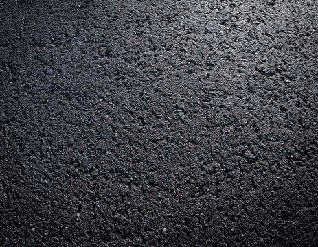 close up view of a dark rough asphalt road surface providing a textured background ideal for abstract urban or construction related designs and overlays