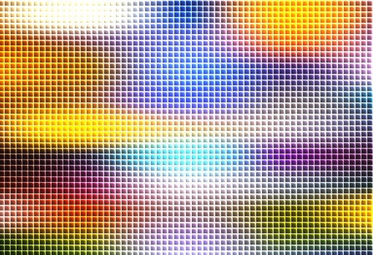 gradient color chart pattern with square tiles