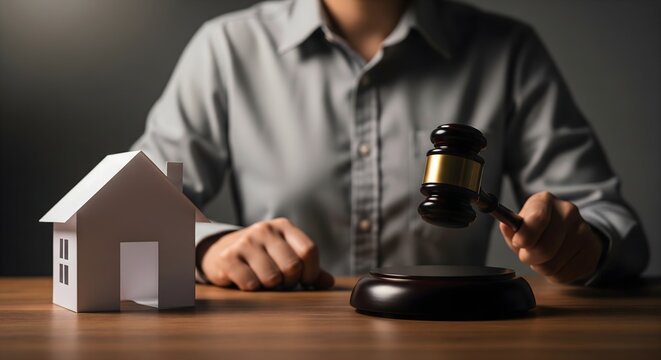 Foreclosure House Real Estate Law Bankruptcy Property Auction Conce...
