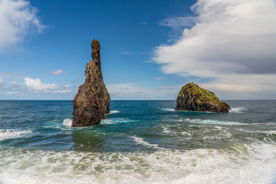 Ilheus da Ribeira da Janela, Madeira, Portugal