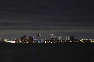 Fototapeta premium 神戸港の夜景（兵庫県神戸市中央区）
