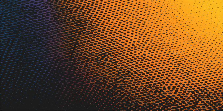 A golden honeycomb pattern with a macro yellow leather texture creates a natural design of golden brown snake skin material for a textured wallpaper art background