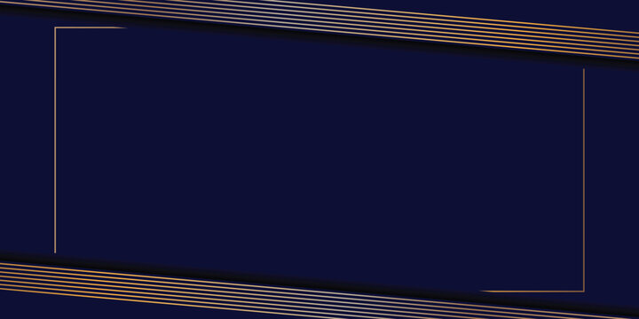 Luxury abstract background with elegant golden symmetrical geometric borders and metallic accents. Premium modern design for high-end tech branding, professional web headers