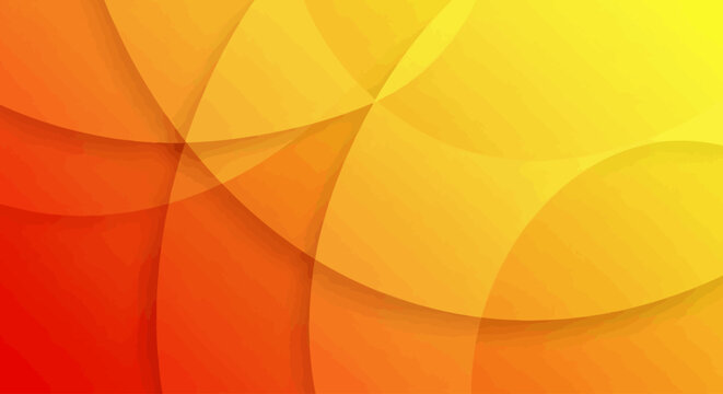 Abstract warm gradient background with overlapping curved shapes in shades of orange and yellow, creating a modern and vibrant visual effect