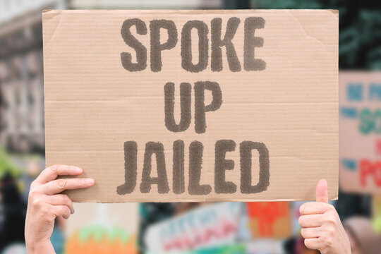"Spoke Up Jailed" Speaking out against misconduct leads to retaliation not safety. CORPORATE. MISCONDUCT. RETALIATION. SAFETY. STATE.