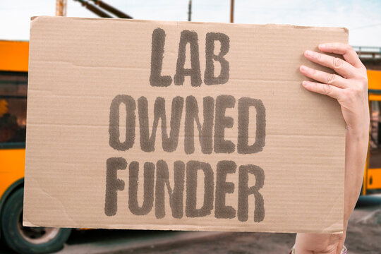 "Lab Owned Funder" Corporate ownership of labs directly compromises scientific objectivity. CORPORATE. OWNERSHIP. LABS. SCIENTIFIC. OBJECTIVITY.