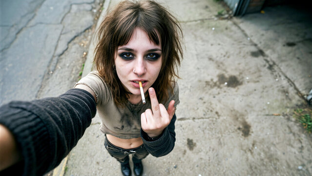 style of smoking cigarettes are back in vogue. How did this happen? Smoking Cigarettes Hair Style Images