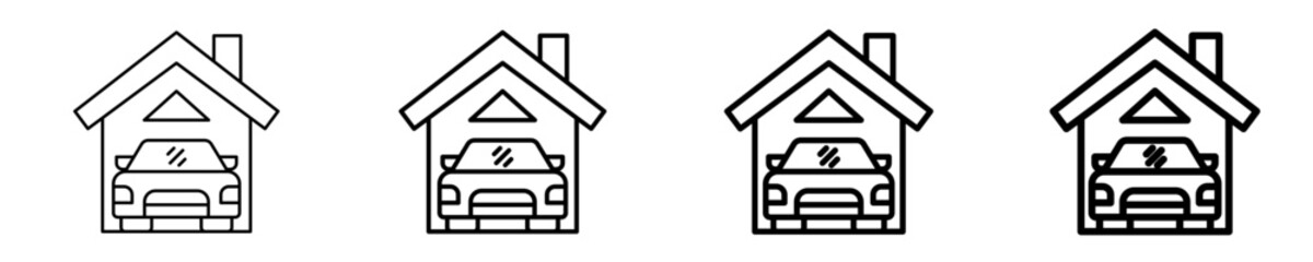 Obraz premium Property Growth Icon Set Different Style Collection
