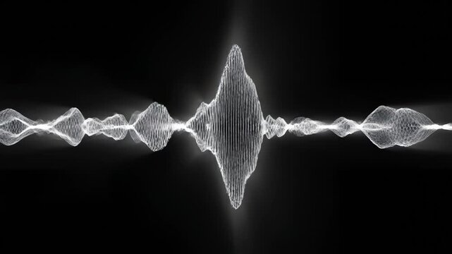Abstract sound wave pattern perfect for UI/UX elements, presentations, and digital art