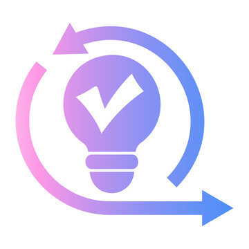 conclusion Gradient icon