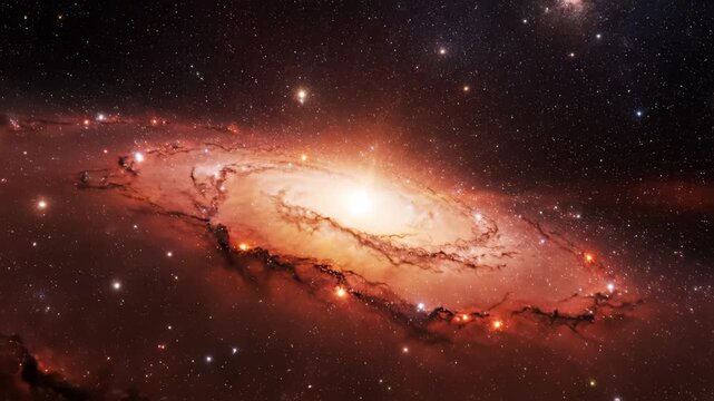 Galaxy in space with stars perfect for UI/UX elements, presentations, and digital art