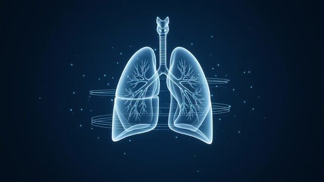 3D Hologram of Human Lungs for World Bronchiectasis Day Awareness