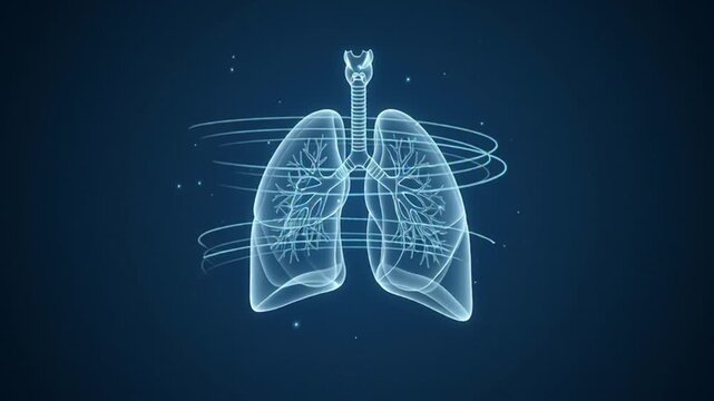 Digital Hologram of Human Lungs for World Bronchiectasis Day
