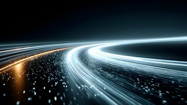 Abstract image of two glowing blue energy spheres colliding with electric sparks. High power technology and physics concept.