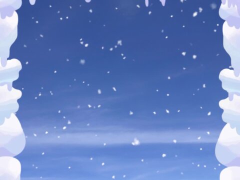 snowman in the snow