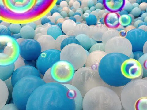 colorful plastic balls