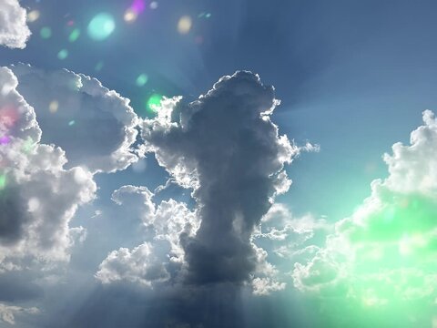 rainbow in the sky