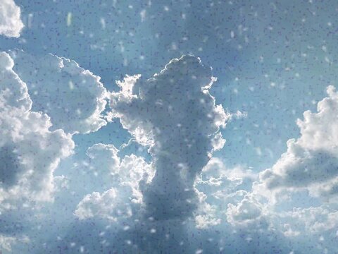 clouds in the sky