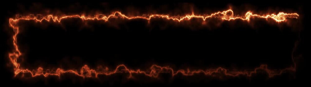 Dynamic abstract glowing fire energy streaks motion background.