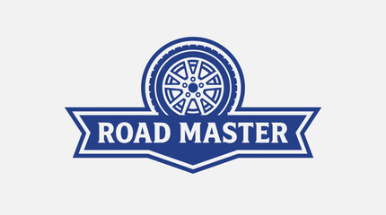 Fototapeta premium Road Master Tire Logo Design.