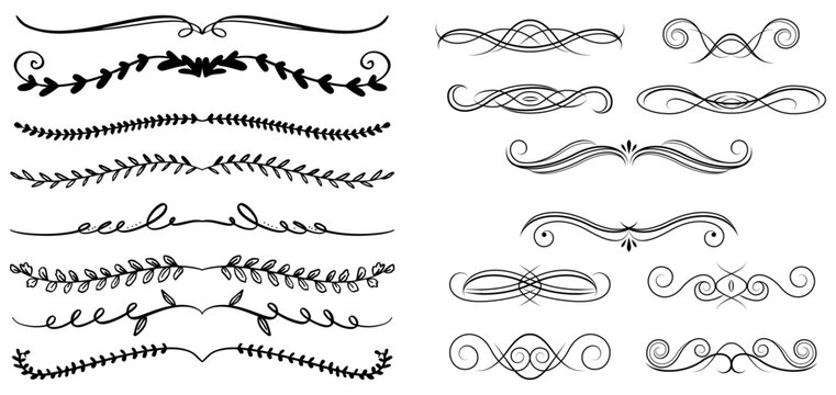 Hand Drawn Decorative Divider Border