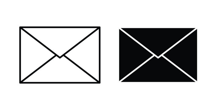 Email icon symbol for web and ui. Vector icon