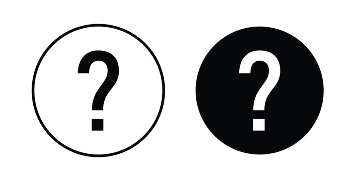 Interrogation icon symbol for web and ui. Vector icon