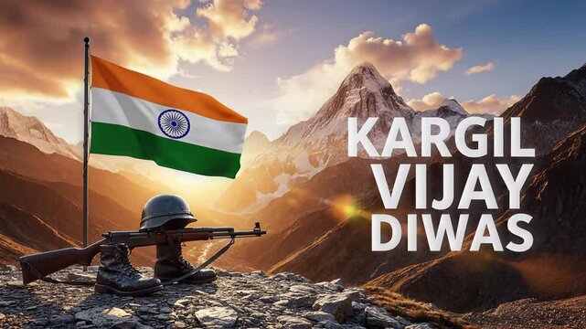 Kargil Vijay Diwas Tribute to Brave Soldiers in Himalayan Mountains