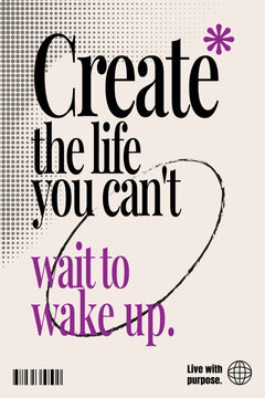 Minimalist Cream Create The Life Design