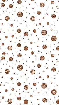 Vibrant colorful dots pattern background texture.
