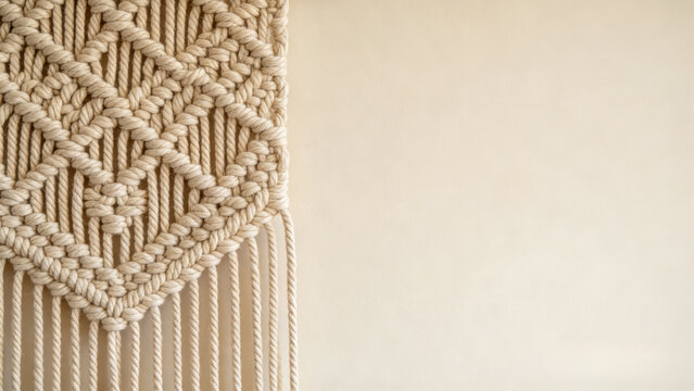 Macrame wall hanging cotton