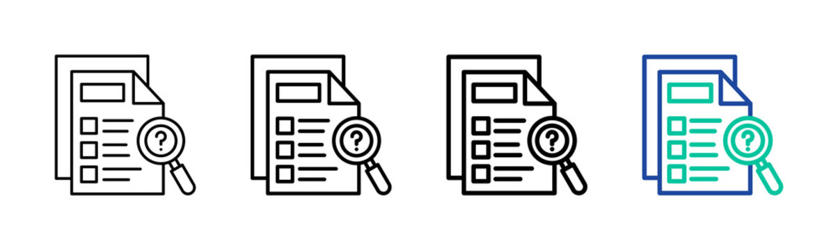 Problem Statement Icon Collection Different Style Outline
