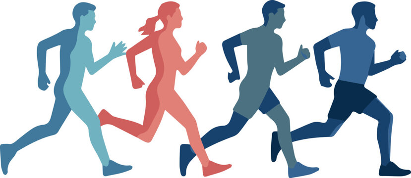 running motion progression sequence