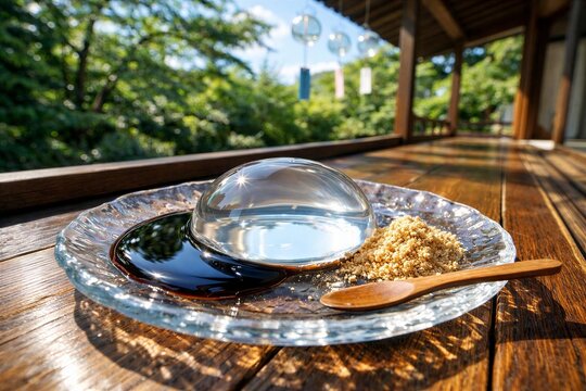 透明感あふれる信玄餅
